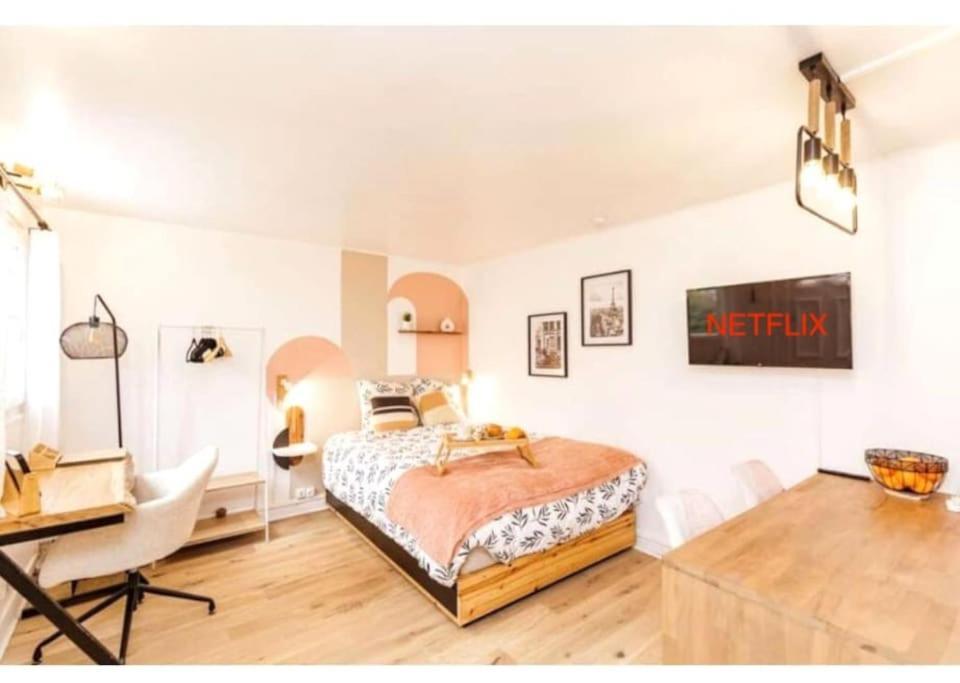 Charmant Studio Lumineux Calme อานีแย-ซูร์-แซน ภายนอก รูปภาพ